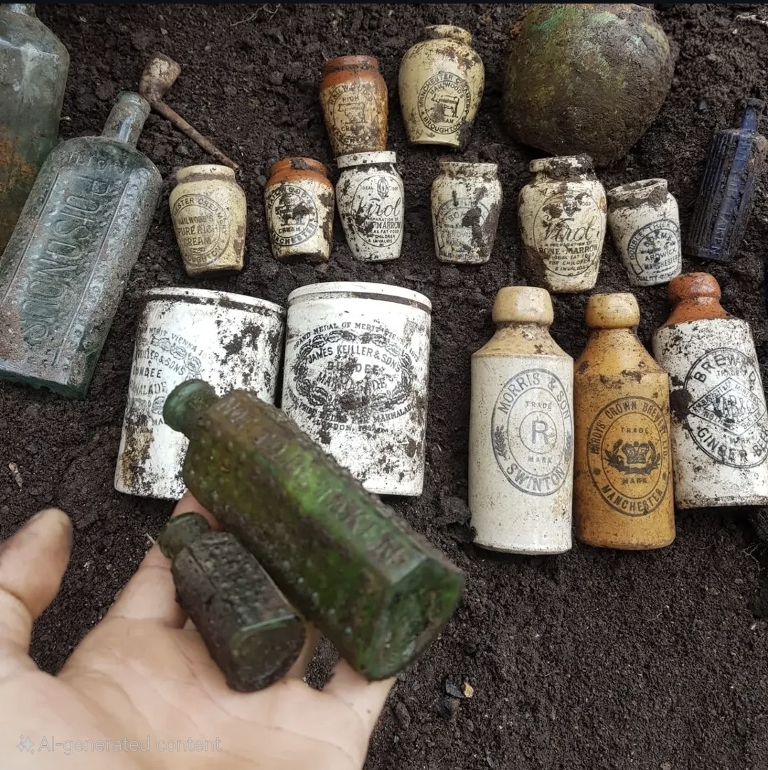 Vintage bottle collection